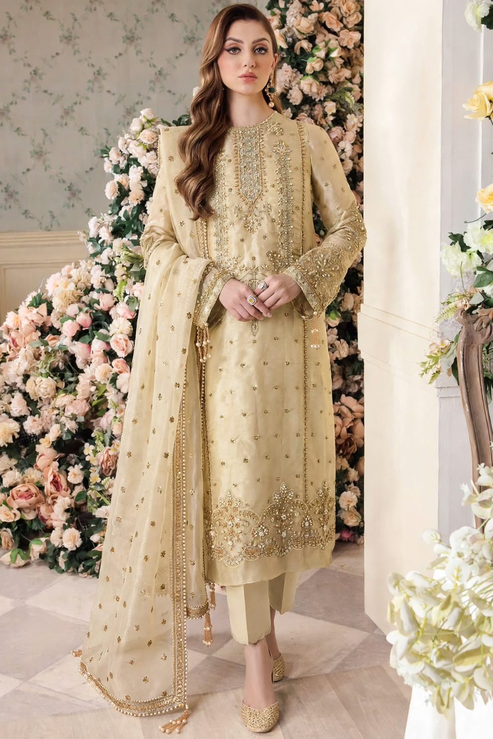 Shrenz Skin Sheesha Silk Formal Collection Replica