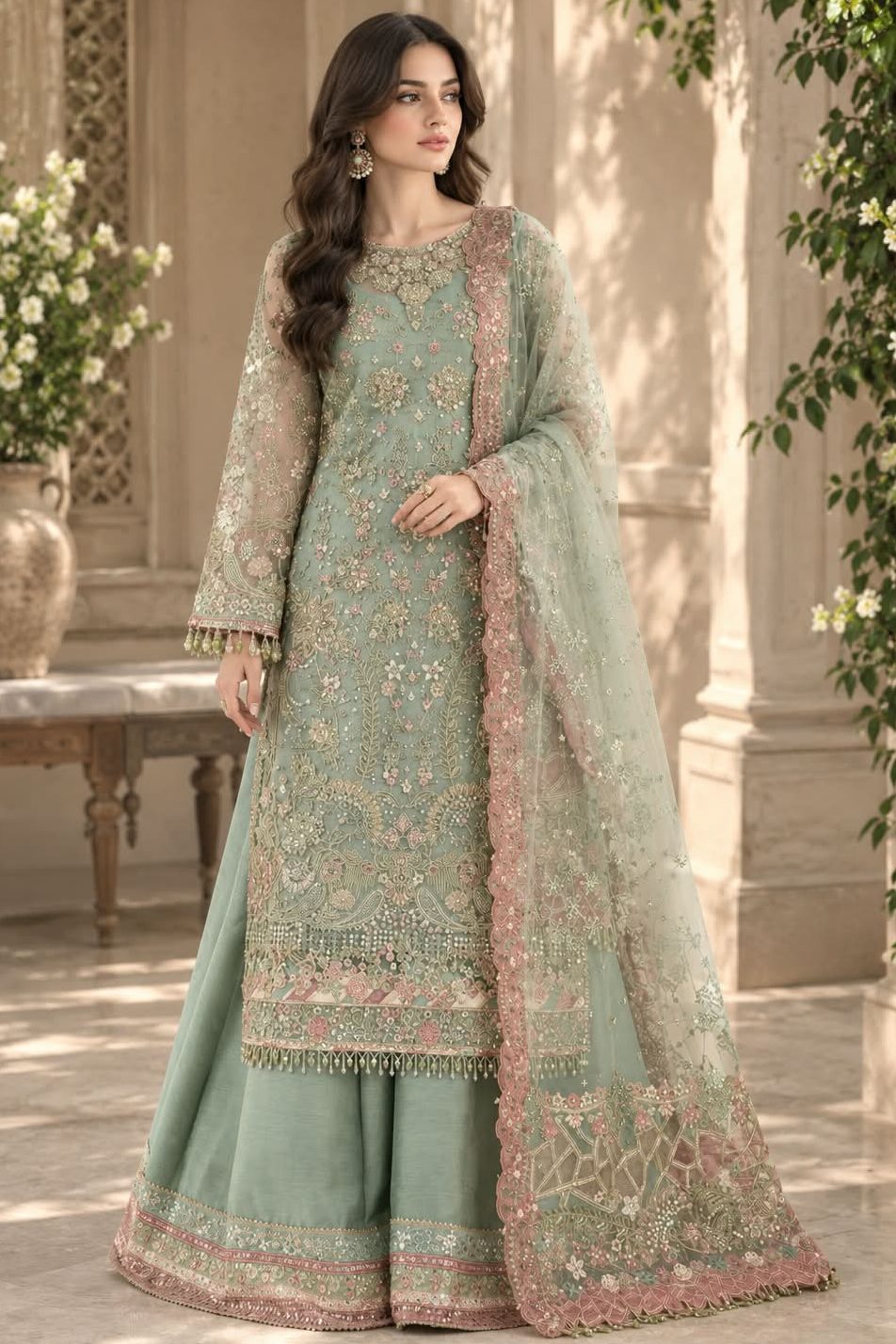 Shrenz Seagreen Net Formal Collection Replica