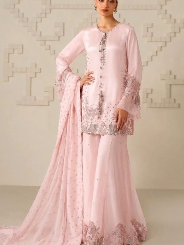 Iznik Pink Chiffon Formal Collection Replica