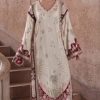 Ethnic Maroon Silk Kaftan Formal Collection Replica