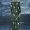 Amave Bottle Green Chiffon Formal Collection Replica