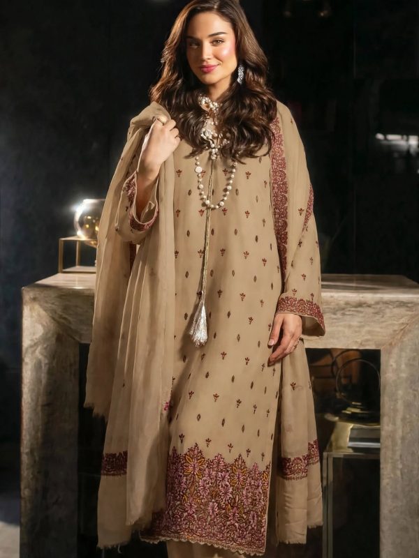 Pashmina kaani Brown Luxury Collection By Shrenz