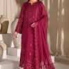 Azure Shocking Pink Chiffon Formal Collection Replica