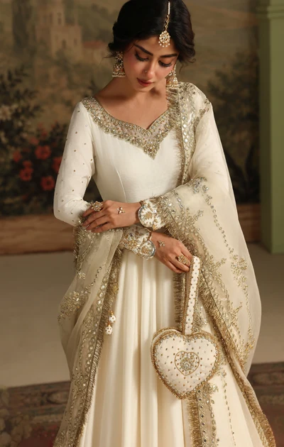 Shrenz White Soft Net Formal Collection Replica - Image 6