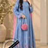 Shrenz 3 Piece Stitched Silk Pret Collection