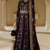 Jazmin Purple Velvet Winter Collection Maxi Replica