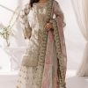 Imrozia White Soft Net Bridal Collection Replica