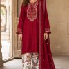 Shrenz Red Winter Collection Dhanak Replica