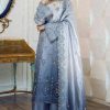 Shrenz Blue Cutdana Silk Formal Collection Replica