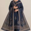 Iznik Blue Winter Collection Khaddar Replica