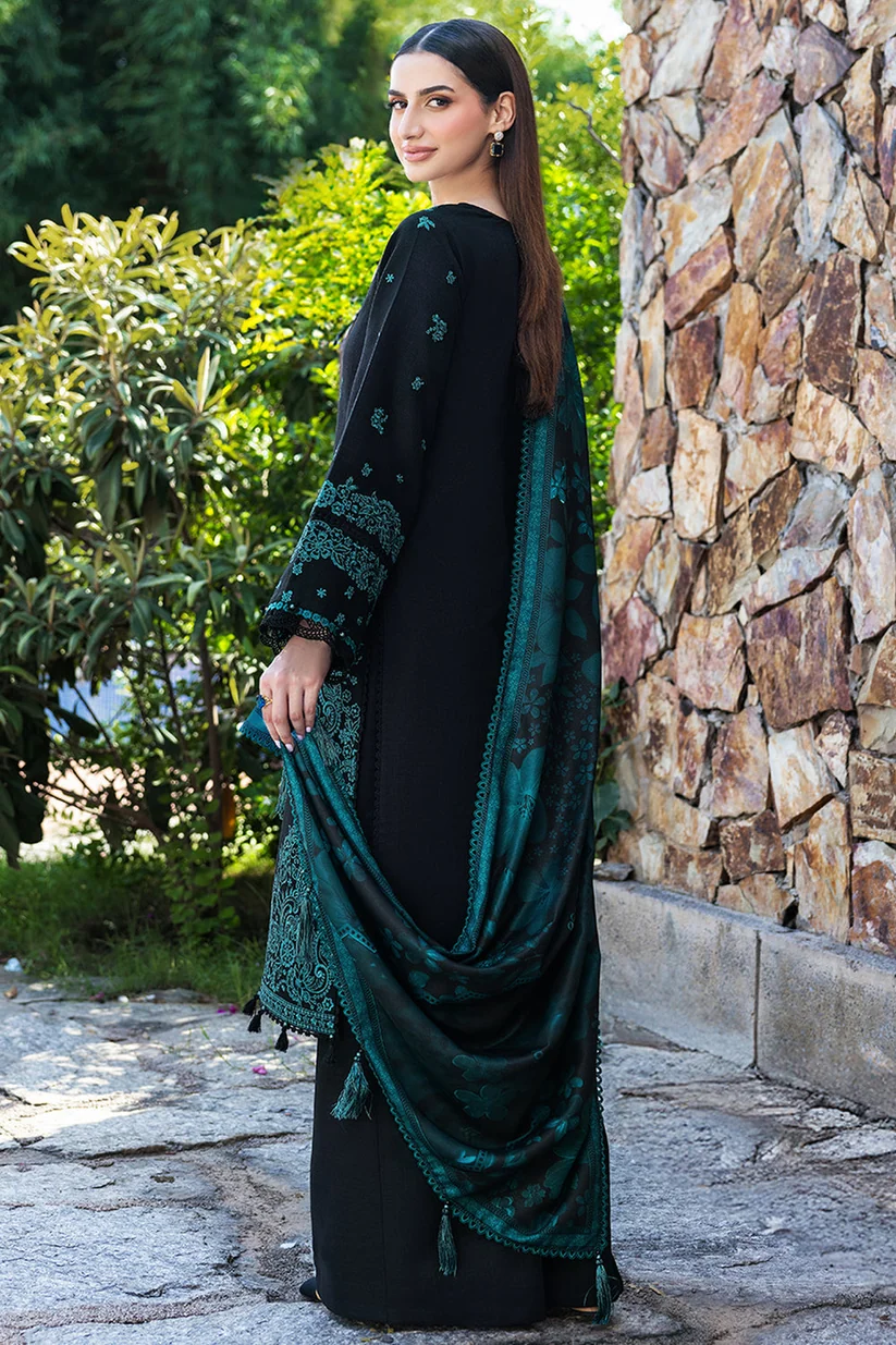 Shrenz Black Winter Collection Dhanak Replica - Image 2