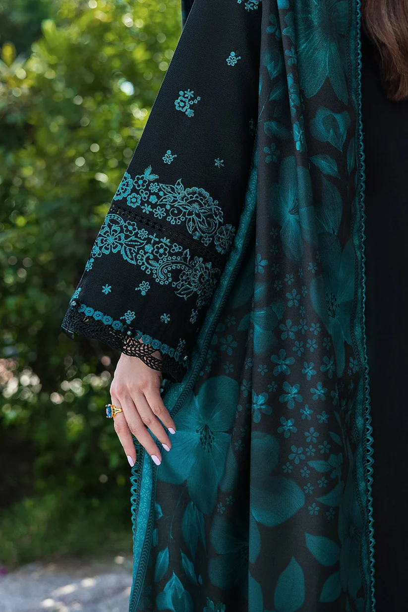 Shrenz Black Winter Collection Dhanak Replica - Image 3
